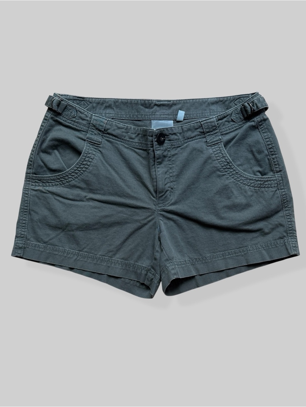 Athleta Olive Green Chino Shorts 4” Inseam Utility Size 8